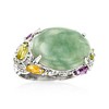 Ross-Simons Jade and 0.90 ct. t.w. Multi-Gemstone Ring in Sterling Silver - 4 of 4
