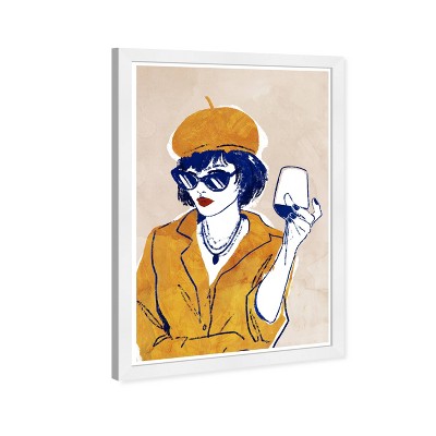 13" x 19" Afternoon Vibes Fashion & Glam Canvas Art by Wynwood Studio: Modern Vertical Decor