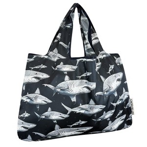 Wrapables Large Foldable Tote Nylon Reusable Grocery Bags - 1 of 4