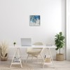 Stupell Industries Abstract Blue Gold Paint Design, 17" x 17" - 2 of 4