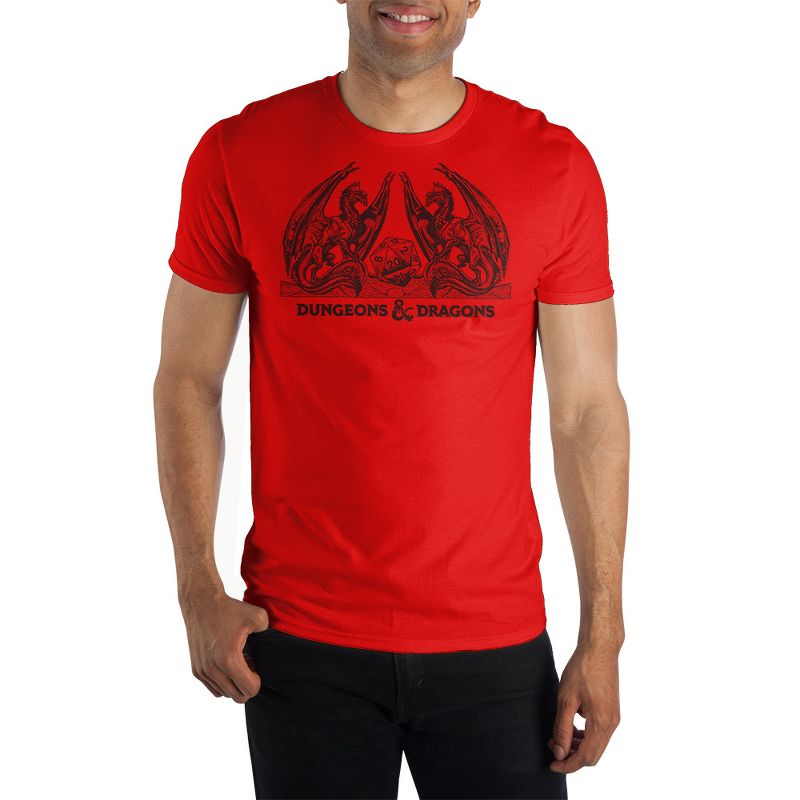 Mens Dungeons and Dragons Shirt DAD Mens Graphic Tee, 1 of 3