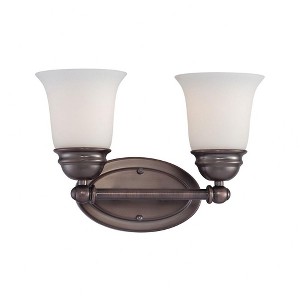 Thomas Lighting Bella 2 - Light Vanity in  Oiled Bronze - 1 of 1