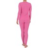 Fruit of the Loom Women's and Plus Long Underwear Waffle Thermal Top and Bottom Set - 2 of 4