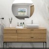 ONWITH 20x15 Inch White Ceramic Rectangular Vessel Bathroom Sink - 2 of 4