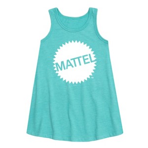- Mattel - Mattel Original Logo Graphic Sleeveless Aline Dress - 1 of 2