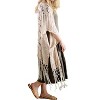 Women's Crochet Knit Fringe Sweater - KORI - 3 of 3