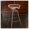 Christopher Knight Home Chapman 27.5" Saddle Barstool - Copper: Adjustable, Metal Frame, Farmhouse Style - 4 of 4