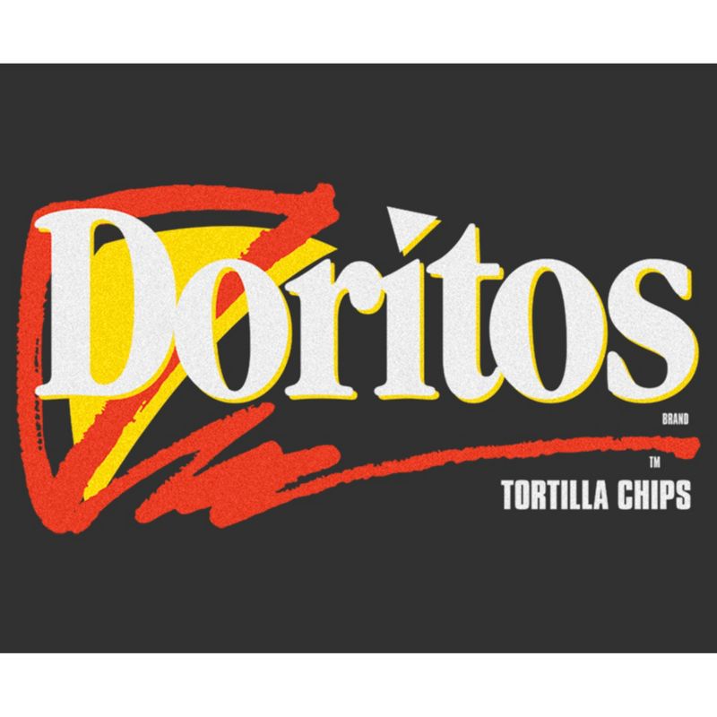 Men's Doritos 90s Logo Grey T-Shirt, 2 of 6