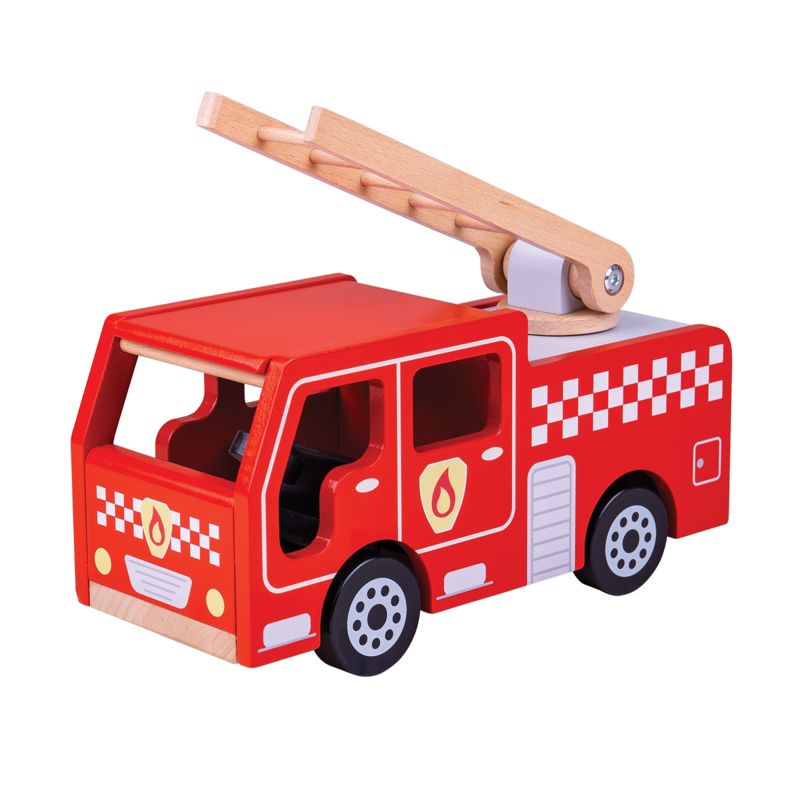 Bigjigs Toys City Fire Engine, 1 of 8