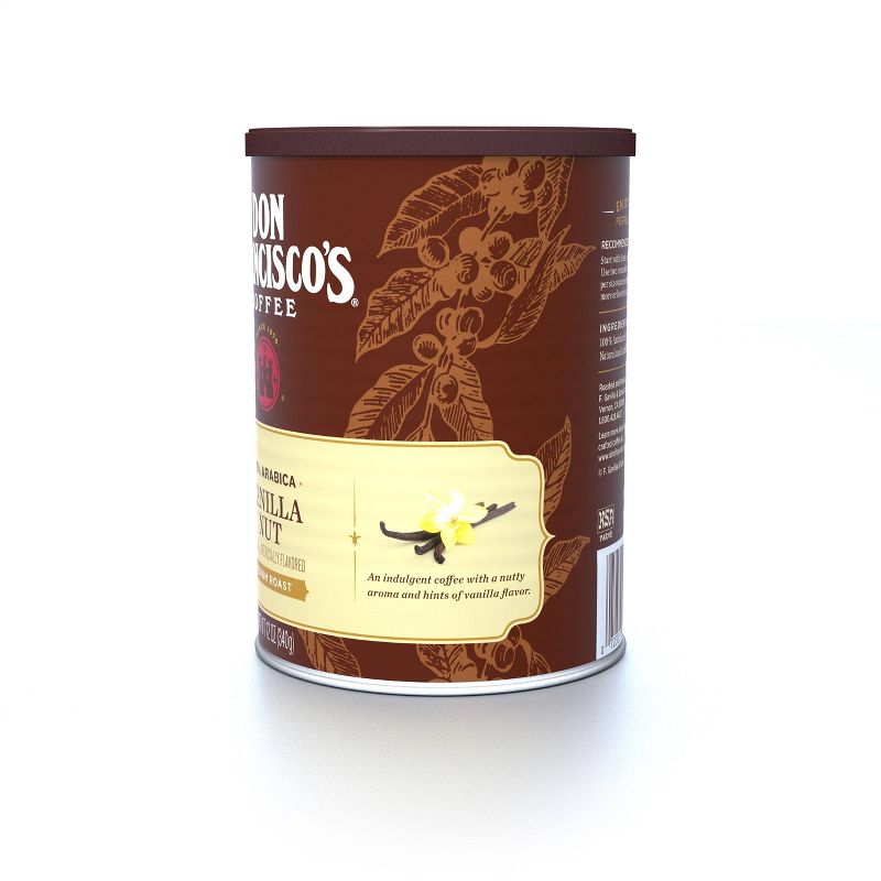 Don Francisco's Vanilla Nut Flavored Medium Roast Ground Coffee - 12oz, 3 of 12