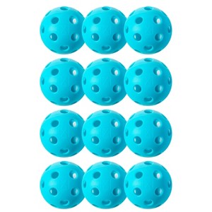 Franklin Sports X-26 Indoor Pickleballs Blue - 12pc - 1 of 1