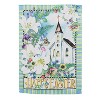 Evergreen Easter Church with Flowers Garden Suede Flag- 12.5 x 18 Inches Outdoor Decor - 2 of 4