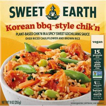 Sweet Earth Vegan Frozen Spicy Korean BBQ Chik'n Bowl - 9oz