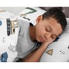 Sweet Jojo Designs Boy Twin Comforter Bedding Set Construction Truck Green Blue and Grey 2pc. - 4 of 4