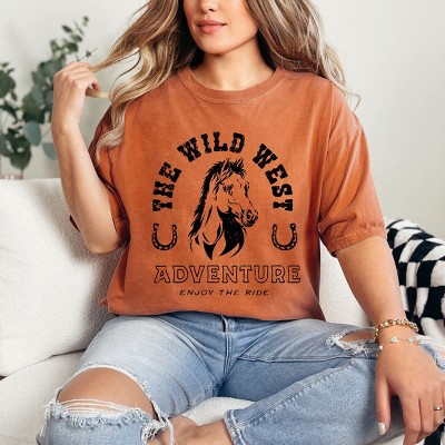 Simply Sage Market Wild West Adventure Garment Dyed Tee