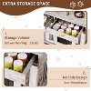 47" Dog Furniture Crate, Large Furniture Style Dog Crate w/ 2 Storage Draws & Removable Divider & Triple Door Design for Large/Medium/Small Dogs - 3 of 4
