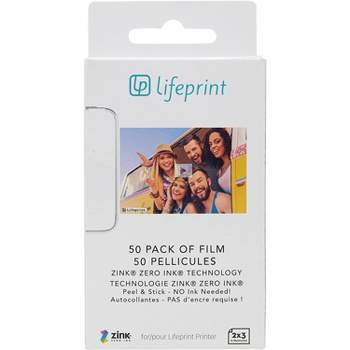 Zink 2x3 Premium Photo Paper (50 Pack) Compatible With Polaroid Snap,  Snap Touch, Zip And Mint Cameras And Printers : Target