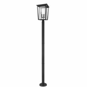 Z-Lite Seoul 3 - Light Post Light in  Black - 1 of 2