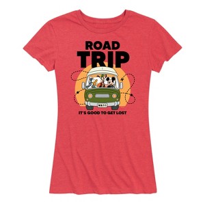 Women's - Disney - It's Good To Get Lost Van Short Sleeve Graphic T-Shirt - 1 of 4