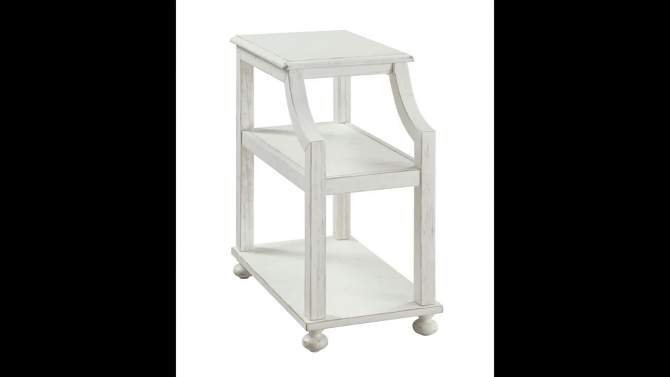 St Anne Chairside Accent Table White - Treasure Trove Accents, 2 of 6, play video