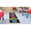 Ashley Productions® Smart Poly™, The Original Fun Mat™, Mat Runner, 15.5" x 47", Numbers 1-10, Colored Chalk Circles - 3 of 4