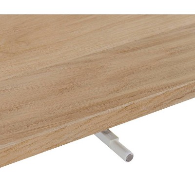 Giselle Light Oak and White Media Console