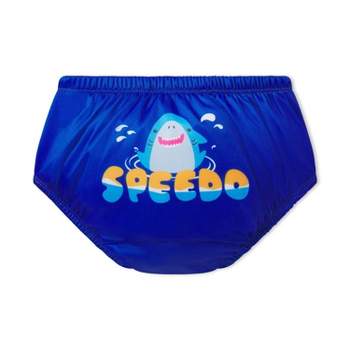 Speedo Toddler Swim Diaper - Blue Shark