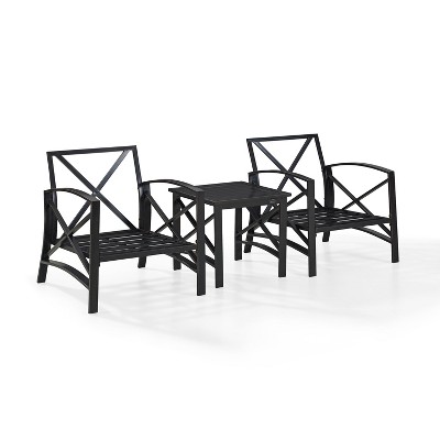 Kaplan 3-Piece Outdoor Seating Set with Mist Cushions