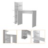 PAGED Home Office Desk 47.2" Simple Modern Writing Desk with 4-Layer Open Shelf for Office and Study for Office, Study - 3 of 4