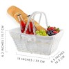 Cornucopia Rectangular Wicker Basket w/ Handles, Easter Basket, Fall Decor, Flower Girl Basket Etc. 13x11" - 3 of 4