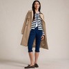 Lands' End Women's Starfish High Rise Pintuck Capri Pants - 4 of 4
