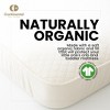 100% Organic Cotton Toddler Mattress pad Protector 28" x 52" x 8" - GOTS® and OEKO-TEX® Certified - 3 of 4