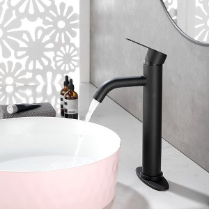 Single Hole Single Handle Bathroom Faucet Vanity Faucet Deck Mount 1 Hole or 3 Holes - 1 of 4