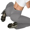 DOMETOUR Bootcut Flare Leggings for Women Tummy Control High Waist Scrunch Butt Leggings Wide Leg Yoga Pants - 2 of 4