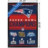 Trends International NFL New England Patriots - Champions 23 Framed Wall Poster Prints - 3 of 4