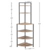 FONTOI Metal Storage Shelves, Adjustable Heavy Duty Shelving Unit, Standing Storage Rack Shelf Organizer - 3 of 4