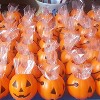 4E's Novelty Mini Pumpkin Buckets Bulk - 24 Halloween Pumpkin Treat Pail, 2.5" Cute Plastic Pumpkins Candy Bucket For Halloween Goodies & Decor - 4 of 4