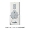 52" Minka Aire Modern Hugger Indoor Ceiling Fan with LED Light Remote Control Brushed Nickel Opal Glass for Living Room Kitchen - 3 of 4