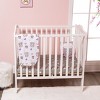 Everyday Kids 2-Pack Pack 'n Play Sheets – 100% Jersey Cotton, Pink & Purple Owl Star Designs, Soft Fitted Sheets for Portable or Mini Cribs - 3 of 4