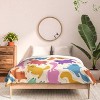Deny Designs 3pc Queen Showmemars Rainbow Cats Kids' Comforter and Sham Set - 3 of 4