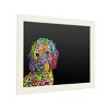 Trademark Fine Art Functional Chalkboard with Printed Artwork - Dean Russo 'Sweet Poodle' Chalk Board Wall Sign - 2 of 4