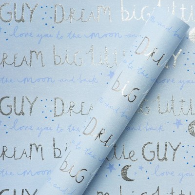 Dream Big Baby Boy Wrapping Paper - Spritz™