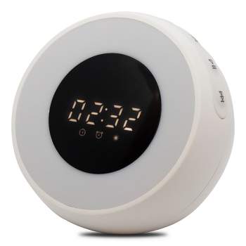 Link LED Wireless Speaker Alarm Clock With Built-in Air Purifier, Sound Machine & Lamp