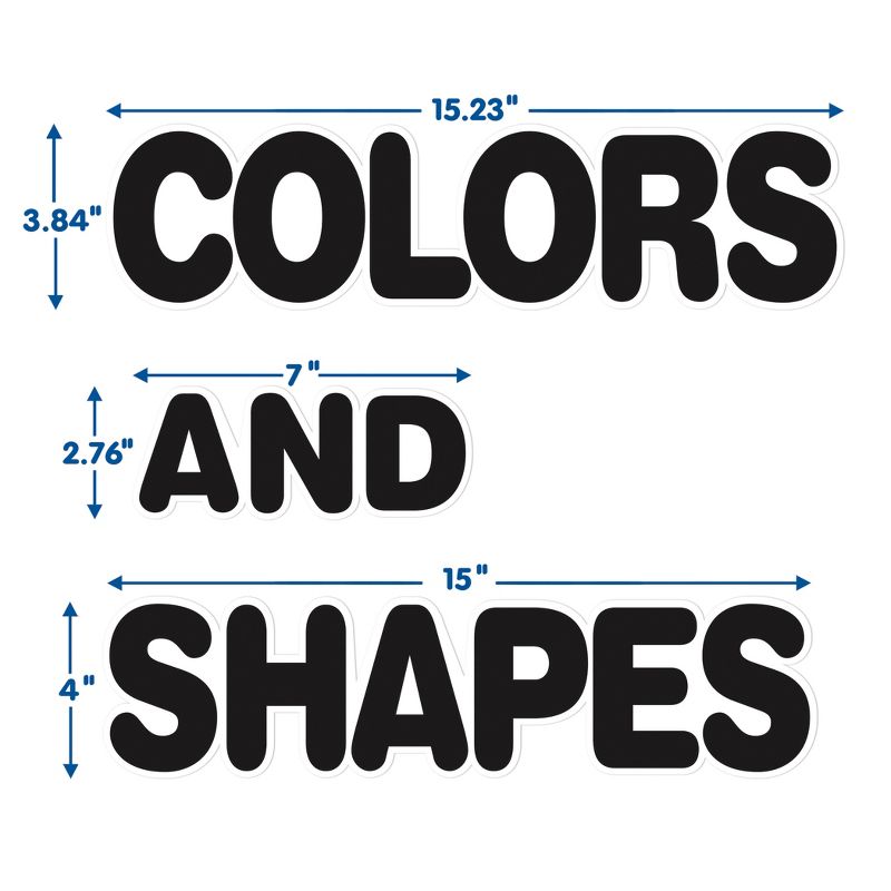 Eureka® Crayola® Colors & Shapes Bulletin Board Set, 3 of 4