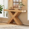 Hommoo Modern Console Table With Thicken X Base - 3 of 4