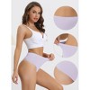 Allegra K Women's High Waist Tummy Control Stretch T-back Breathable Comfortable Thongs - 3 of 4