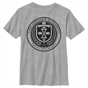 Boy's Marvel Loki Time Variance Authority Logo T-Shirt - 1 of 4