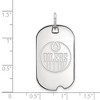 Black Bow Jewelry Sterling Silver Edmonton Oilers NHL Pendant - 2 of 3