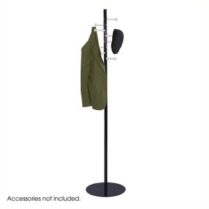 Steel Spiral Nail Head Standing Coat Rack in Black-Safco - 1 of 1