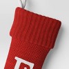 Knit Monogram Christmas Stocking Red - Wondershop™ - 3 of 3